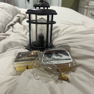Lantern Candle Warmer 2 melts and extra bulb